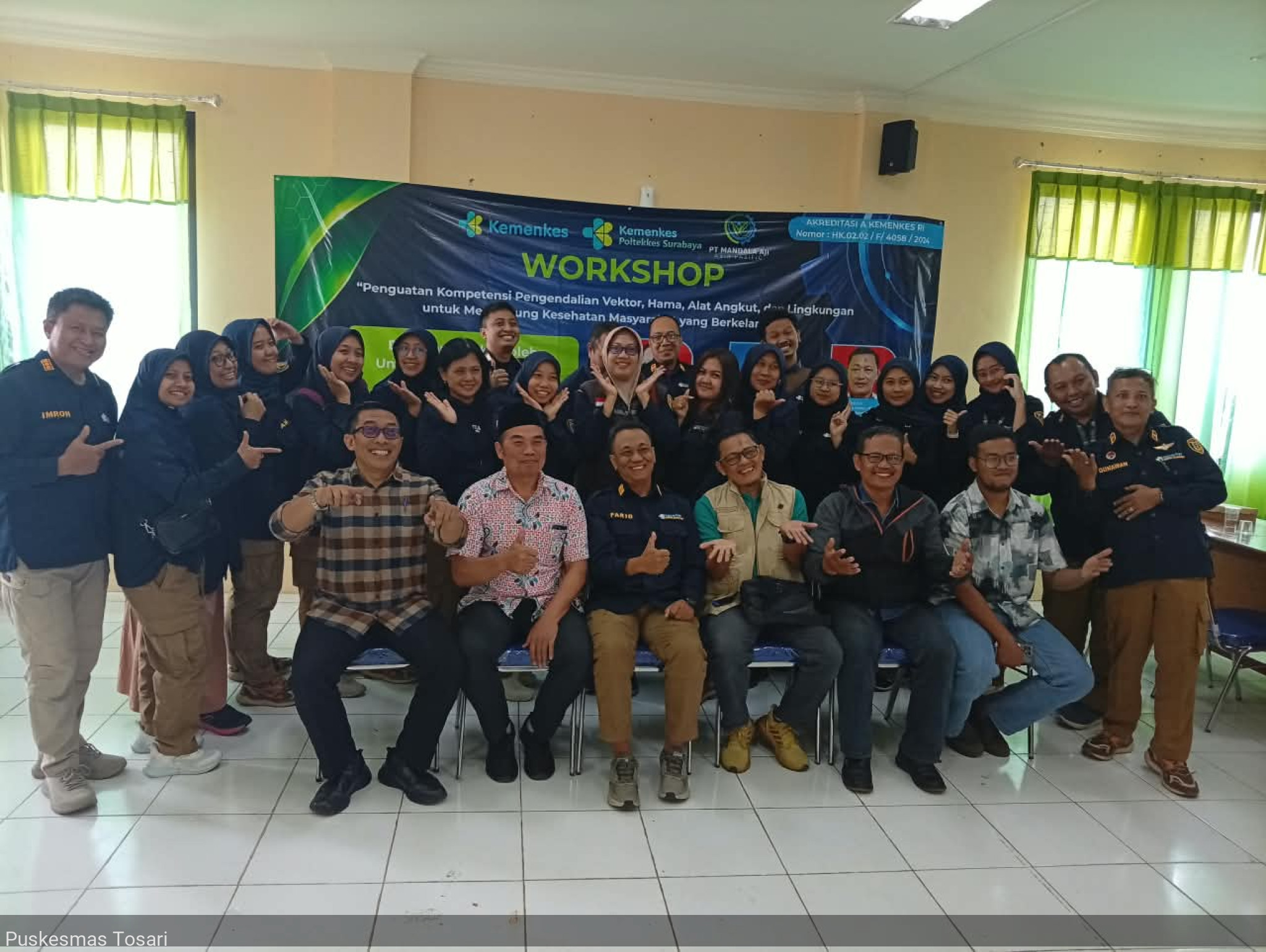 Puskesmas Tosari Menjadi Tuan Rumah Workshop Penguatan Kompetensi Pengendalian Vektor dan Kesehatan Lingkungan